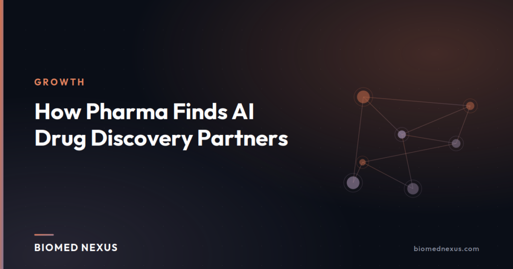 How Pharma Finds AI Drug Discovery Partners