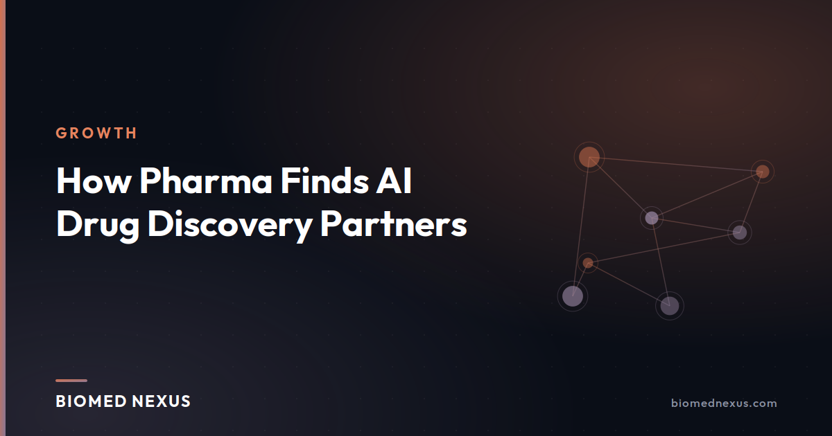 How Pharma Finds AI Drug Discovery Partners