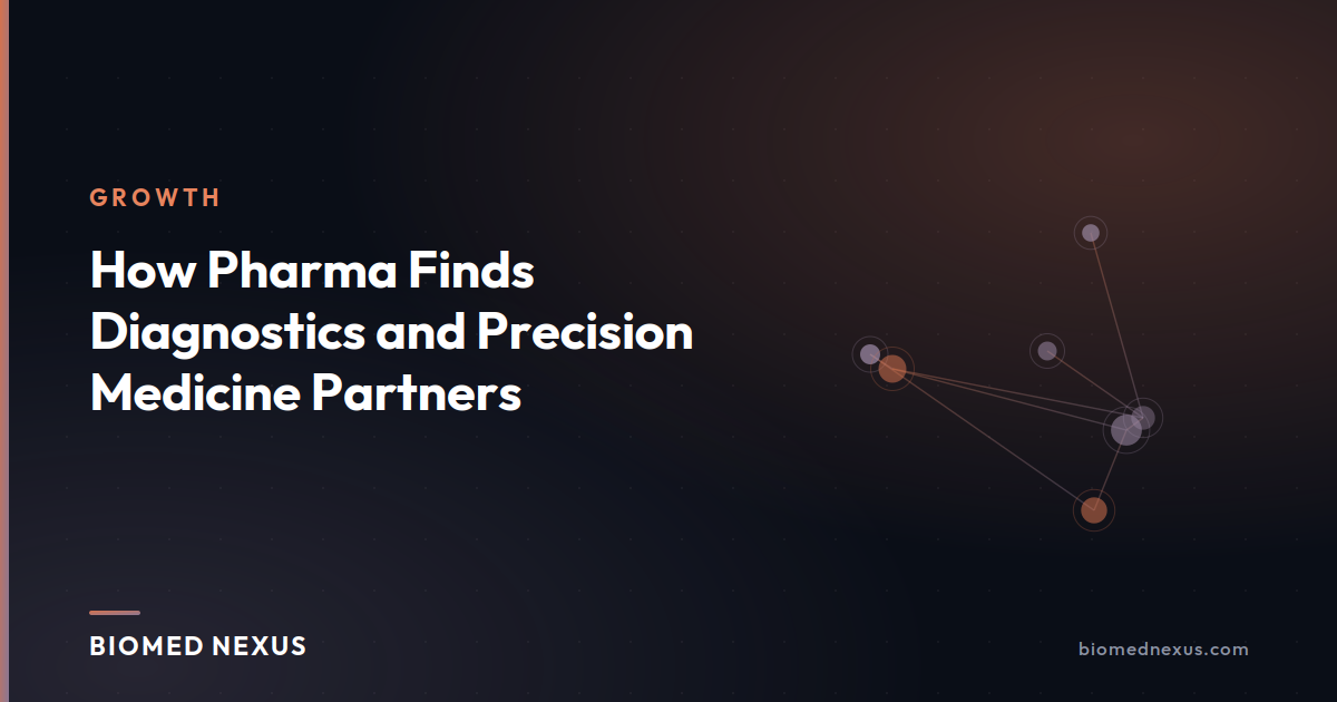 How Pharma Finds Diagnostics and Precision Medicine Partners