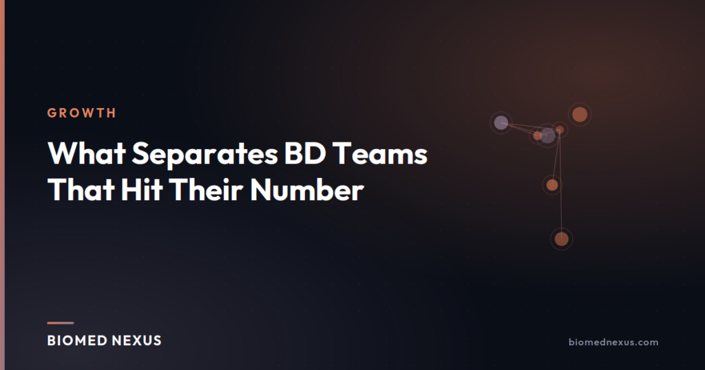 What Separates BD Teams That Hit Their Number