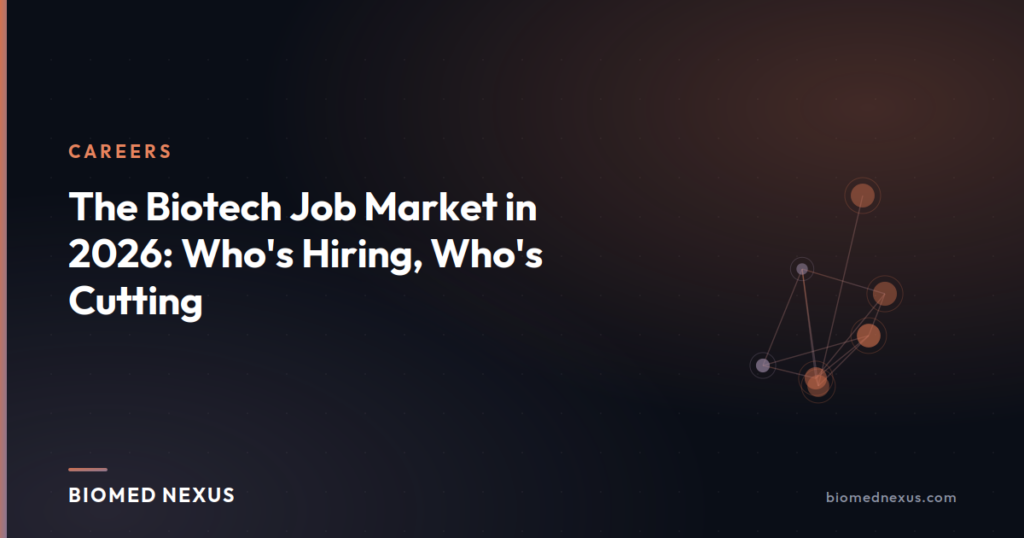 The Biotech Job Market in 2026: Who's Hiring, Who's Cutting
