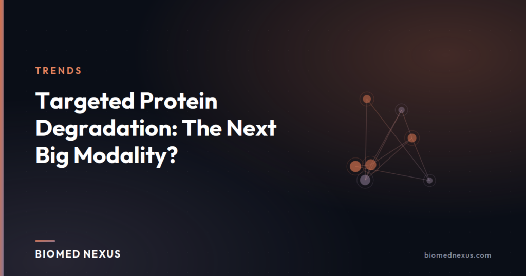 Targeted Protein Degradation: The Next Big Modality?