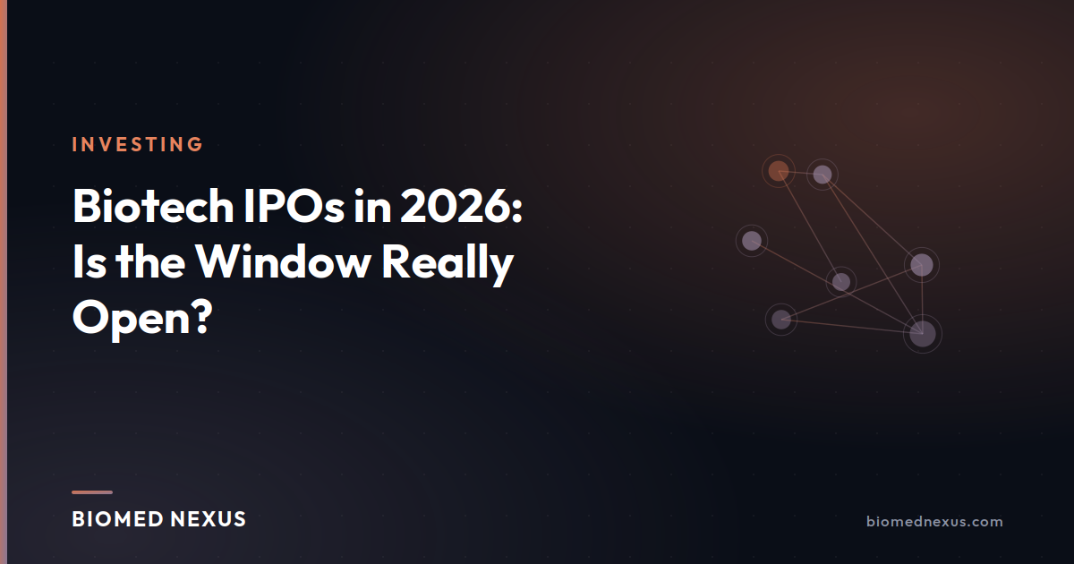 Biotech IPOs in 2026: Is the Window Really Open?