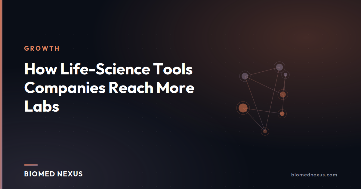 How Life-Science Tools Companies Reach More Labs