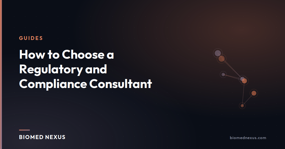 How to Choose a Regulatory and Compliance Consultant