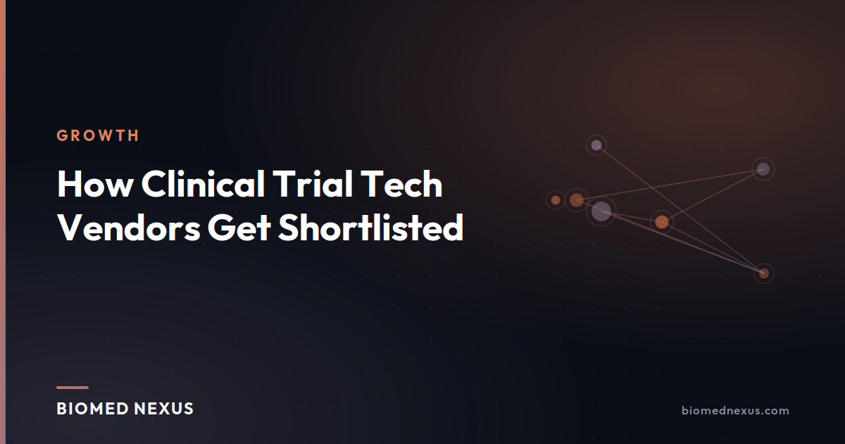 How Clinical Trial Tech Vendors Get Shortlisted