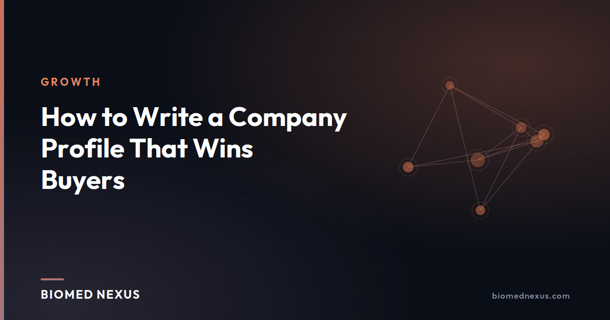 How to Write a Company Profile That Wins Buyers