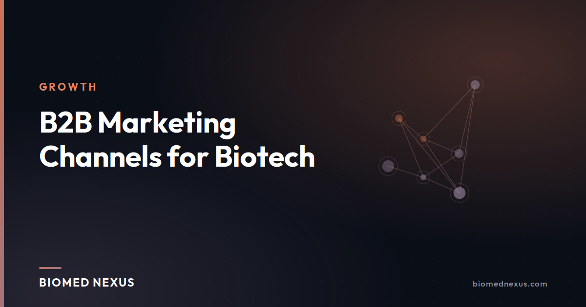 B2B Marketing Channels for Biotech