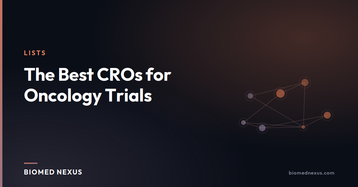 The Best CROs for Oncology Trials