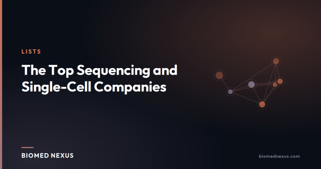 The Top Sequencing and Single-Cell Companies